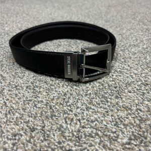 Black‎ steve madden belt silver buckle 36” waist